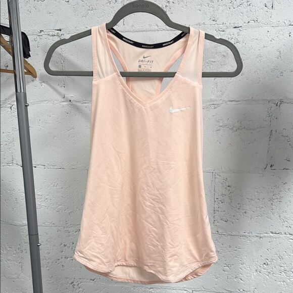 Nike Light Peach Athletic Tank Top - Sleeveless Dri Fit - Never Worn - Medium - Picture 1 of 3